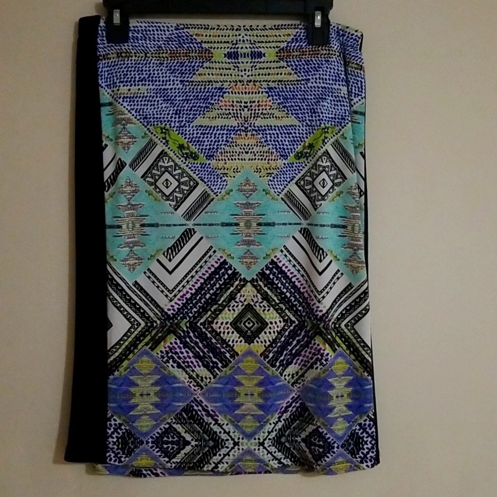 Aztec inspired skirt by Rafaella Size Medium